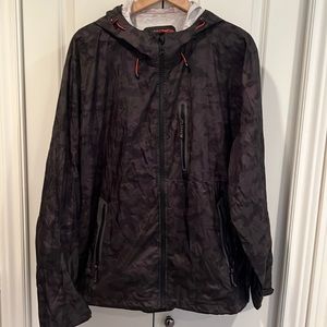 Preowned Hawk & co, camouflage, wind, breaker, size, XL